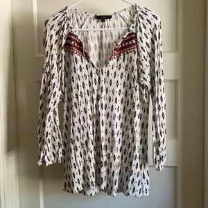 Soft, breathable, and stretchy boho blouse